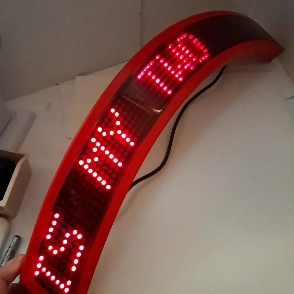 Mr. Christmas SING ALONG With SANTA‎ banner display screen electronic red Part